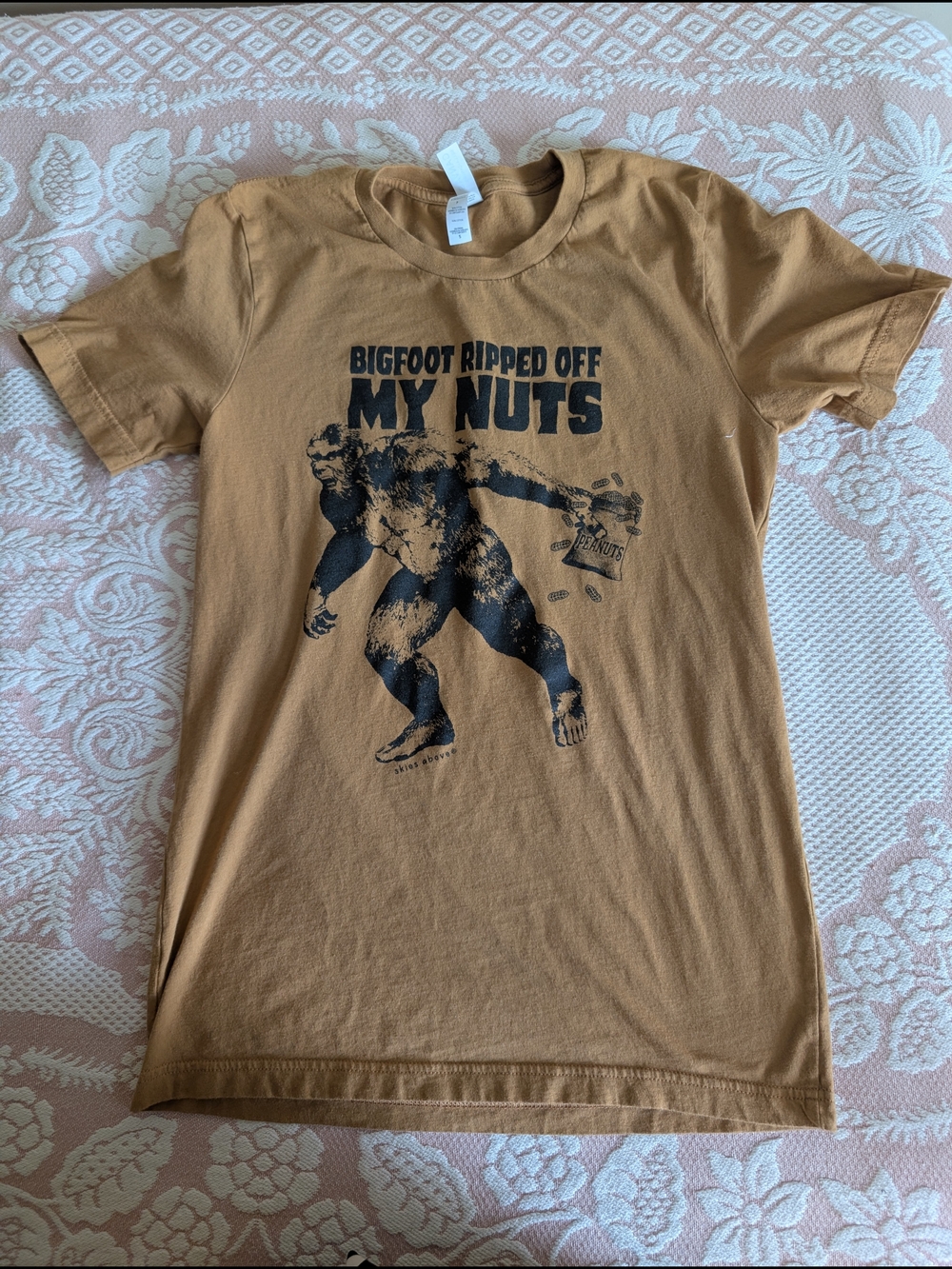 Bella+Canvas Mustard Brown Crewneck Tee